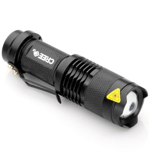 LED Flashlight 3 Modes Zoomable LED Torch